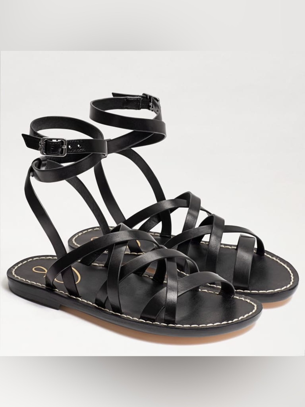 SAM EDELMAN LEATHER MERIAI GLADIATOR SANDAL